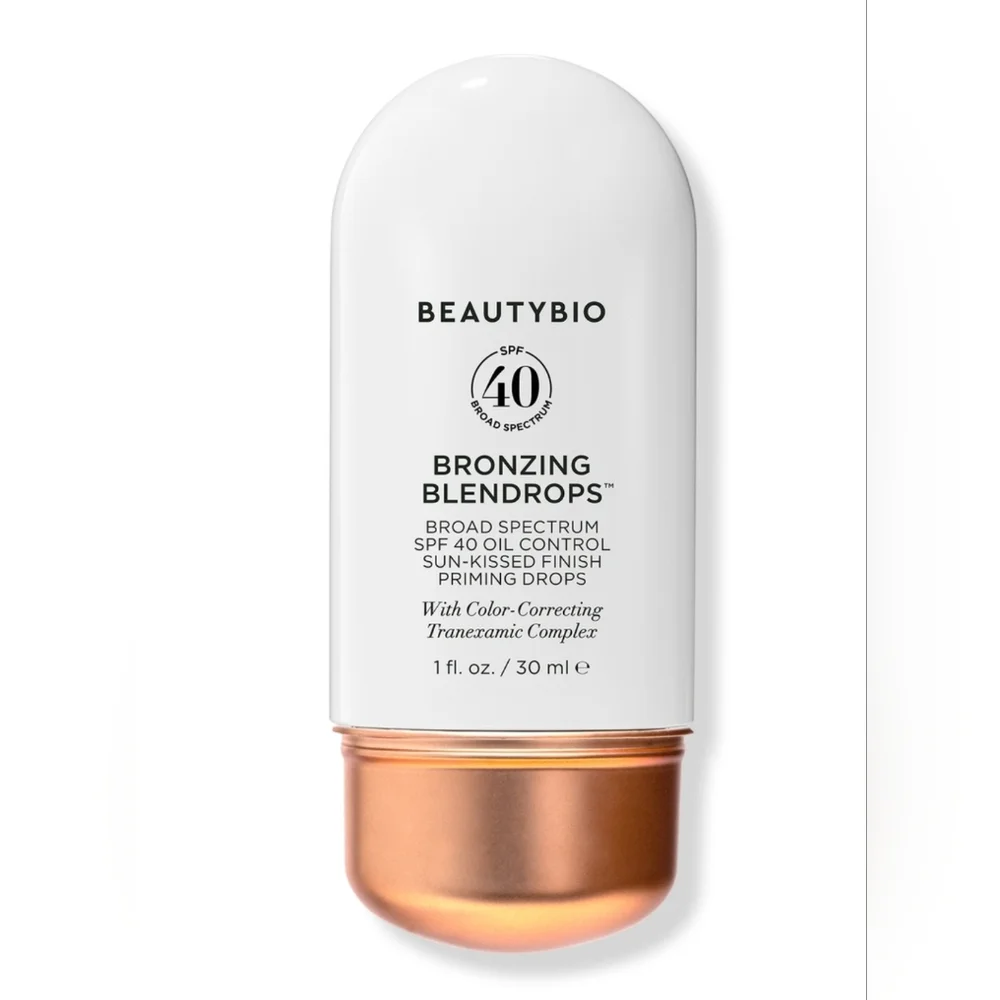 BeautyBio BLENDROPS. Broad Spectrum SPF 40 Oil-Control Priming Drops EXP. 5/26